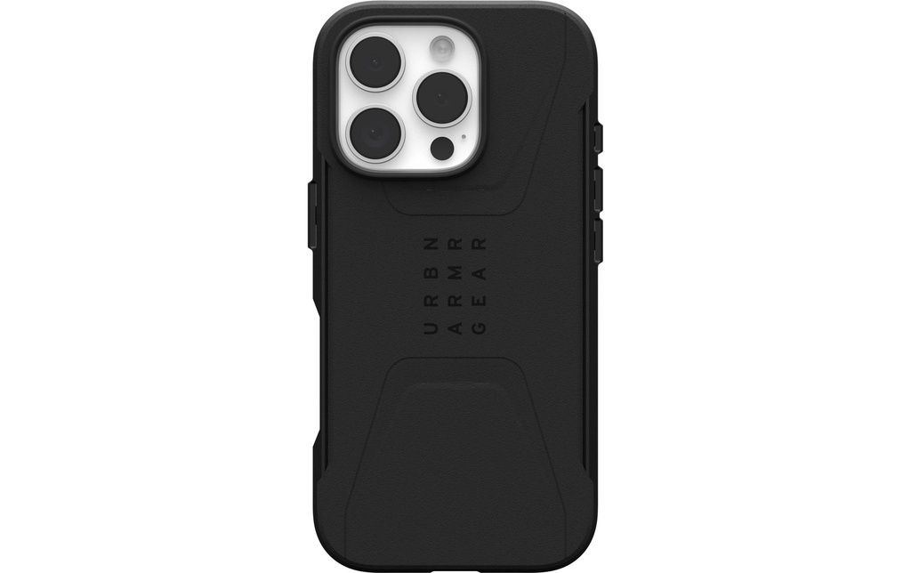 UAG Coque arrière Civilian Case iPhone 16 Pro Black