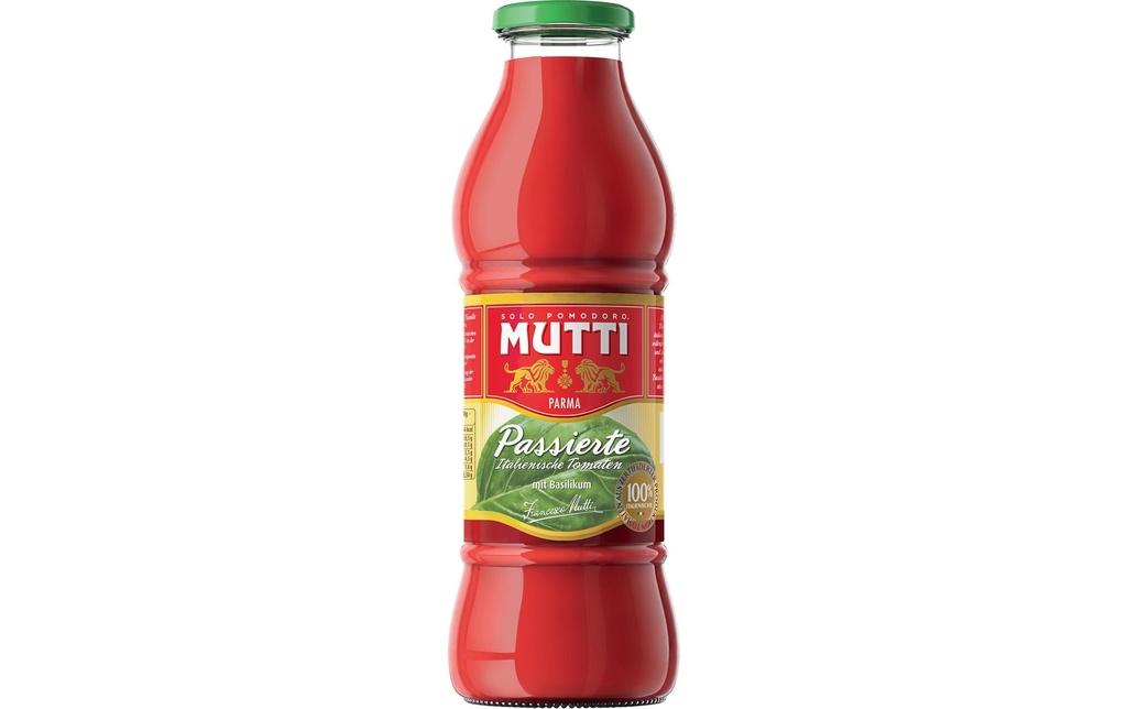 MUTTI Sauce tomate passée Passata Basilic 700 g