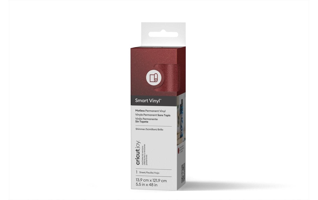 Cricut Film de vinyle Joy Permanent 13.9 x 121.9 cm, Rouge bordeaux