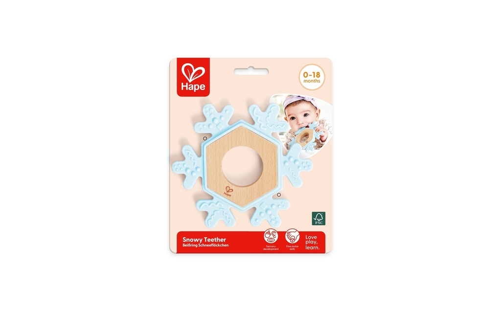 Hape Anneau de dentition Flocon de neige