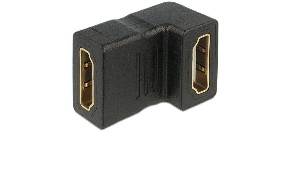 Delock Adaptateur 90° coudé en bas HDMI - HDMI