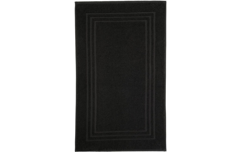 Kleine Wolke Tapis de bain Lodge 50 x 80 cm, Noir