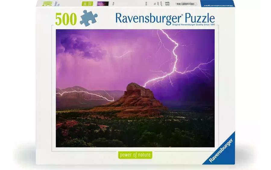 Ravensburger Puzzle Ambiance d'orage rose 500 pièces