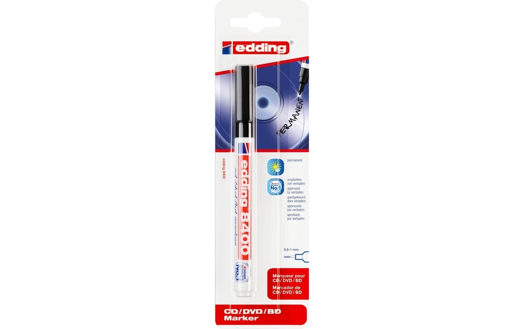 EDDING Marqueur CD 8400 noir