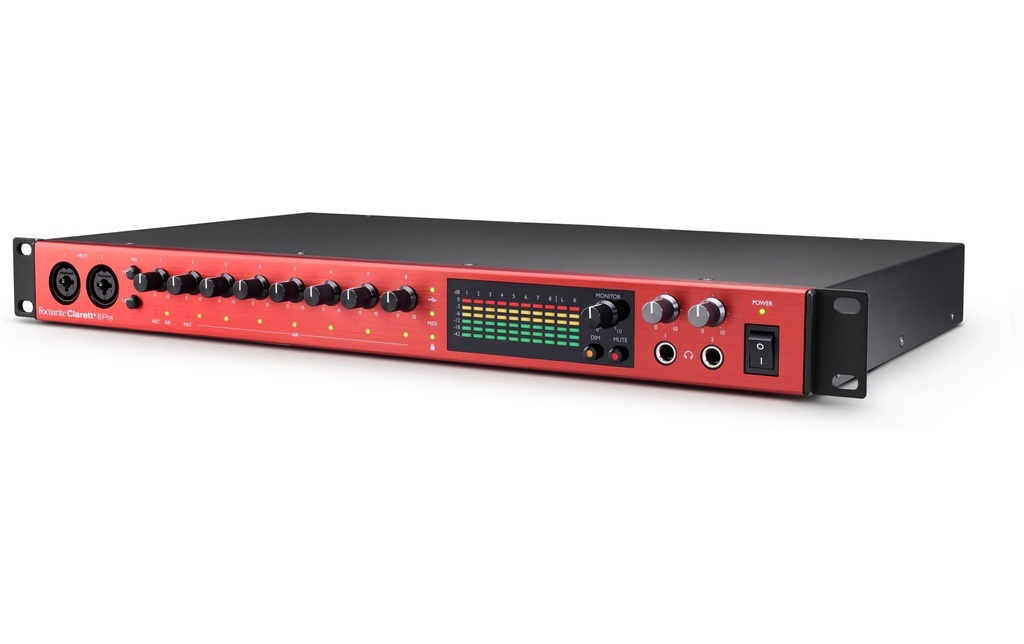 Focusrite Interface audio Clarett+ 8Pre