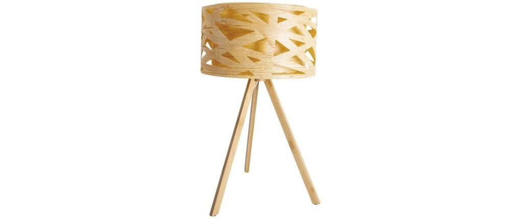 Näve Lampe de bureau «Finja» avec bambou h: 55 cm