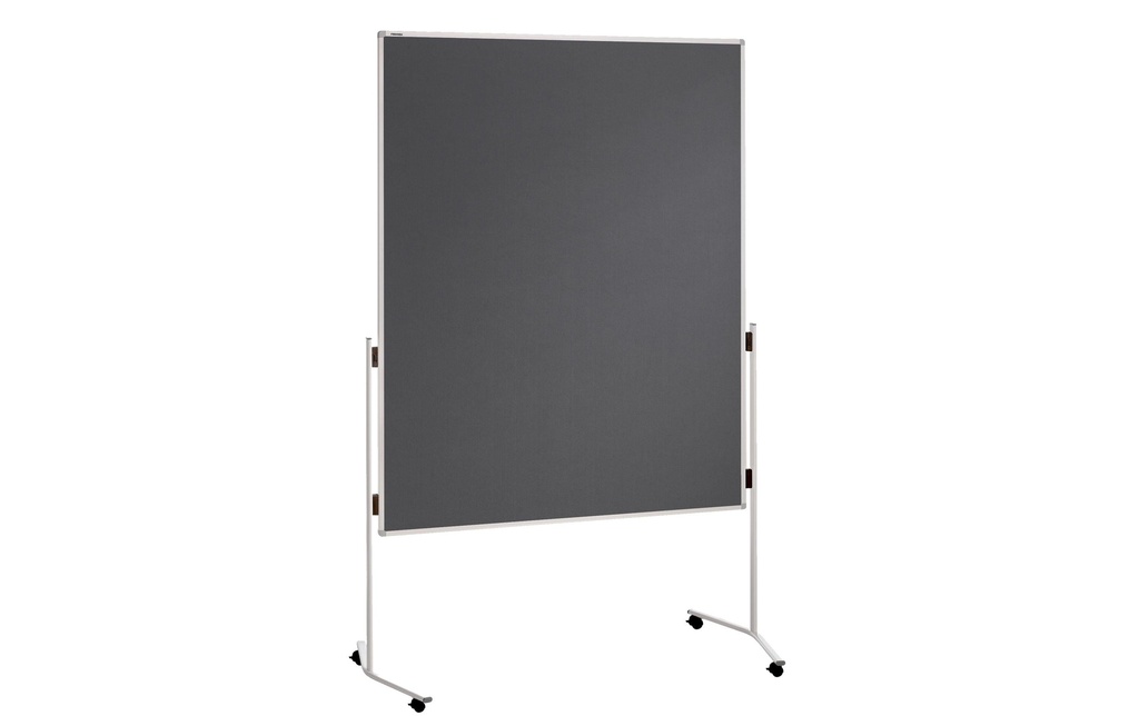 Franken Tableau d'animation Eco 150 cm x 120 cm, Gris, en une pièce
