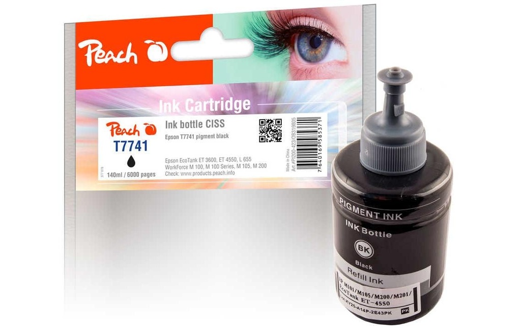 Peach Encre Epson T7741 noir
