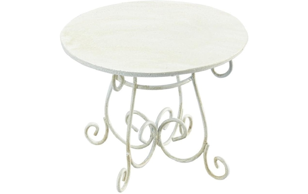 HobbyFun Mini-meubles Table 6.6 x 8 cm, blanc