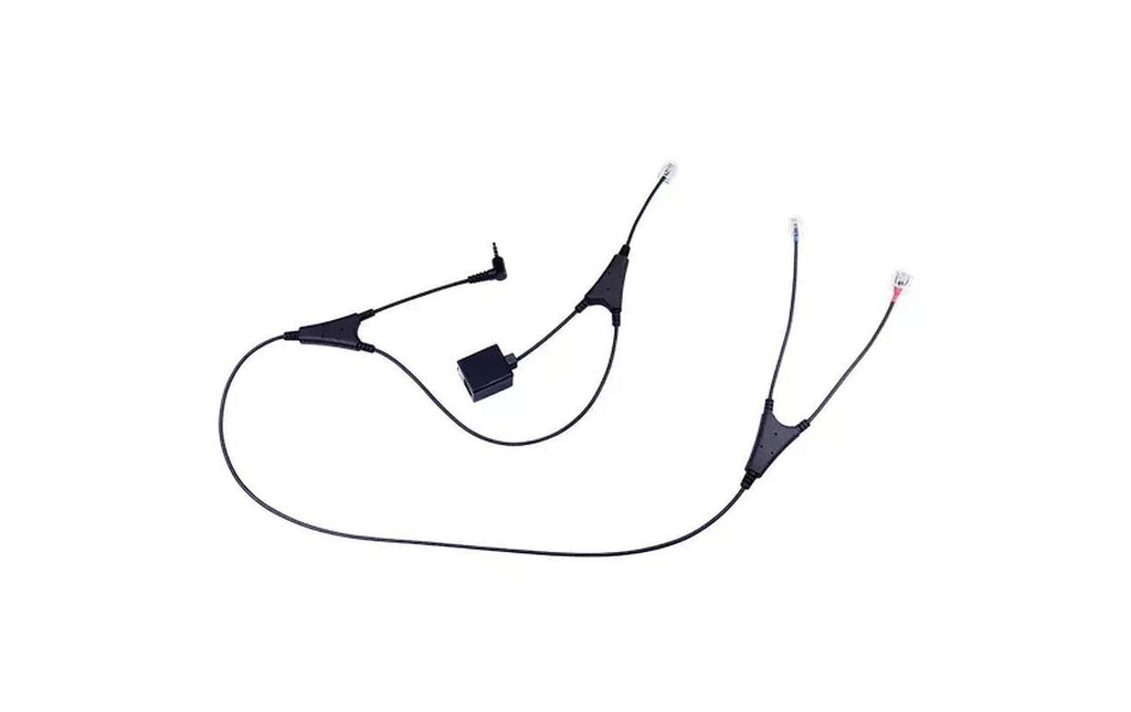 Jabra Adaptateur EHS sur Alcatel 80x9s RJ-10 - Jack 3.5 mm