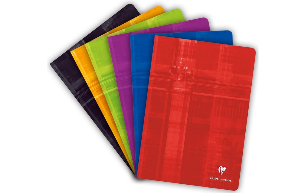 CLAIREFONTAINE Cahier A4 blanco ass (80 pces)