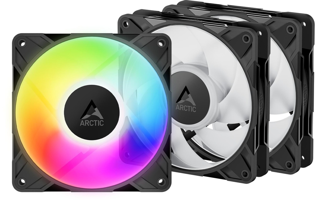 Arctic Cooling Ventilateur PC P12 Pro A-RGB 3 Paquet