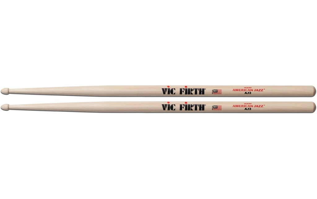 Vic Firth Baguettes de batterie AJ2 – 1 Paire/s
