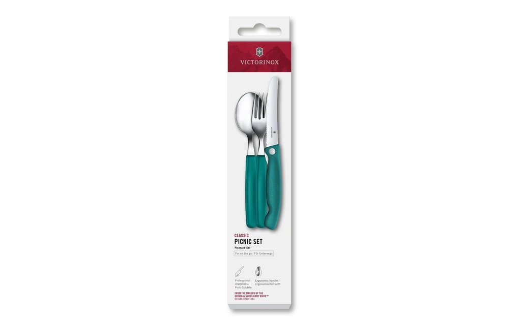Victorinox Set de pique-nique Classic, Vert
