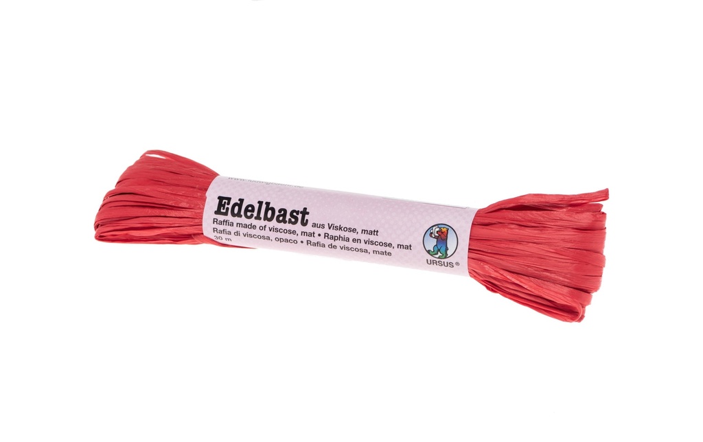URSUS Raphia raffiné Matt rouge cerise