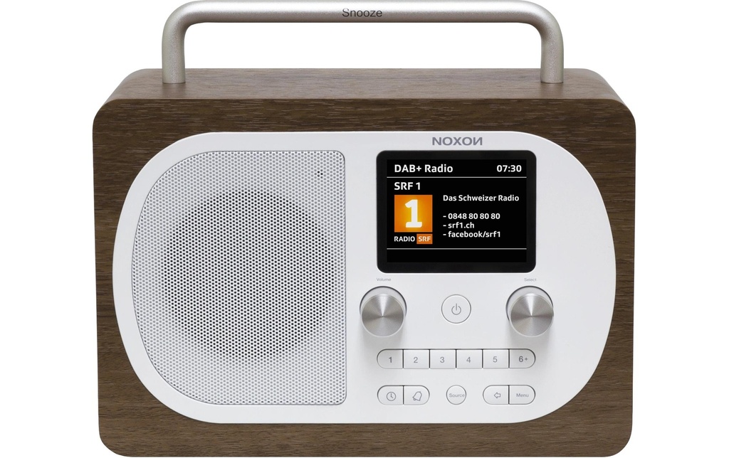 Noxon Radio DAB+ Eiger Noix/Blanc