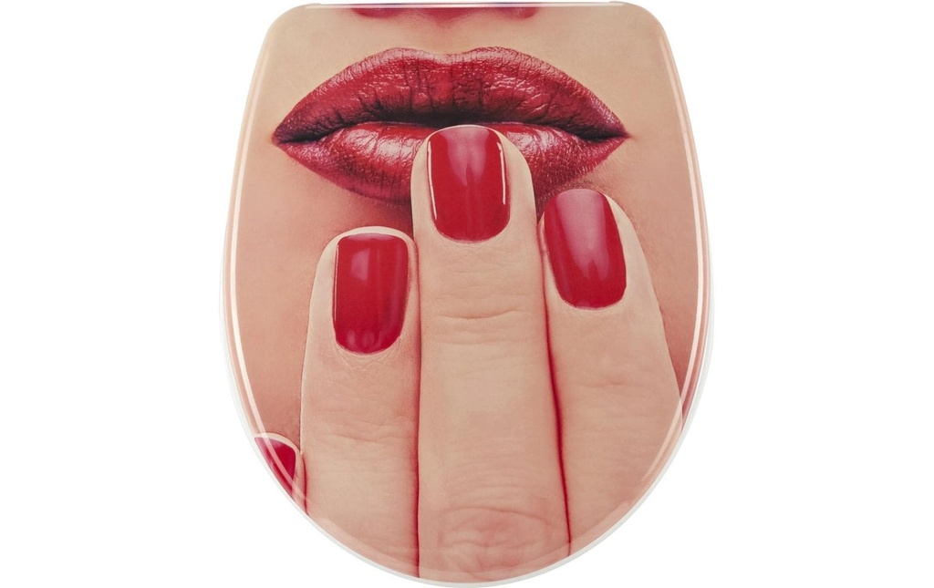 diaqua® Siège de toilette Nice Oops! Rouge