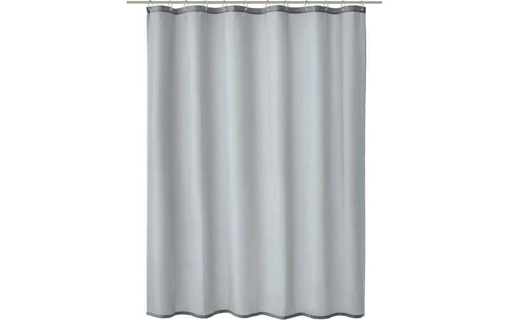 Kleine Wolke Rideau de douche Rica 180 x 200 cm, Gris
