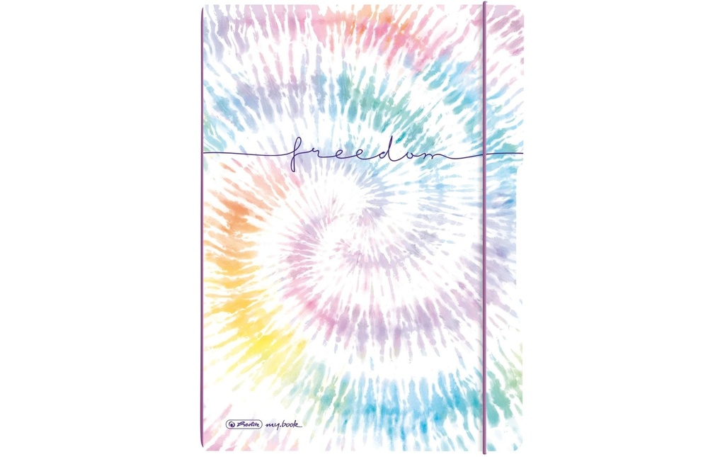 Herlitz Carnet de notes Batik Freedom A4, 2 x 40 p., ligné/cartonné