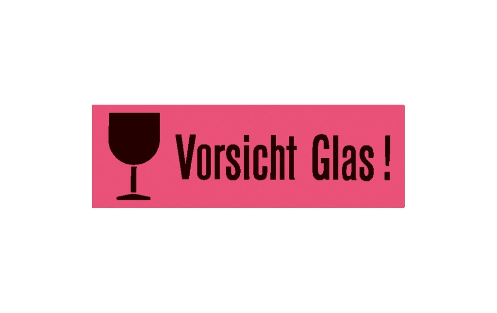 HERMA Étiquettes de texte 39 x 118 mm Vorsicht Glas, 1000 Stück