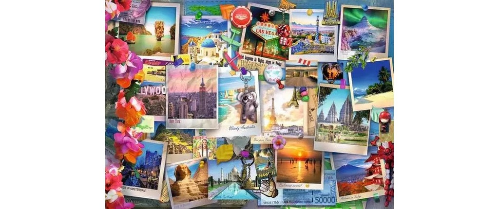 Ravensburger Puzzle Tableau d'affichage World Travel