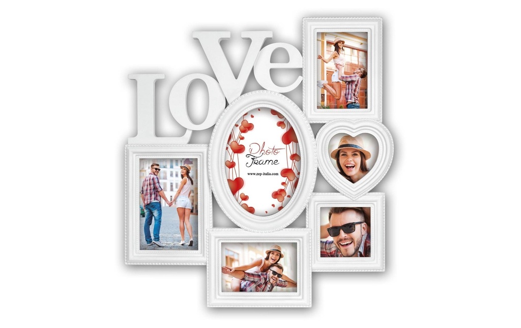 Zep Cadre photo Badalona Love Blanc