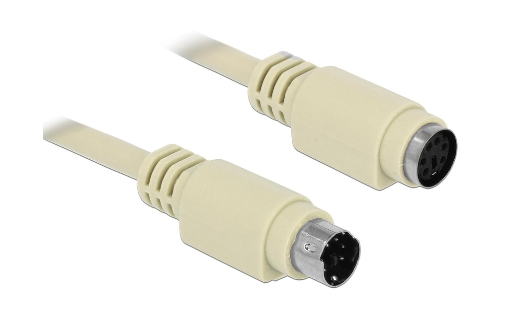 Delock Câble de prolongation PS/2 - PS/2 (m-f) 1.8 m