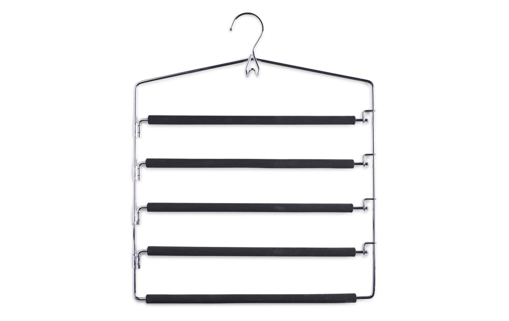 Zeller Present Cintre pour pantalons 1 Pièce/s, Noir/Argenté