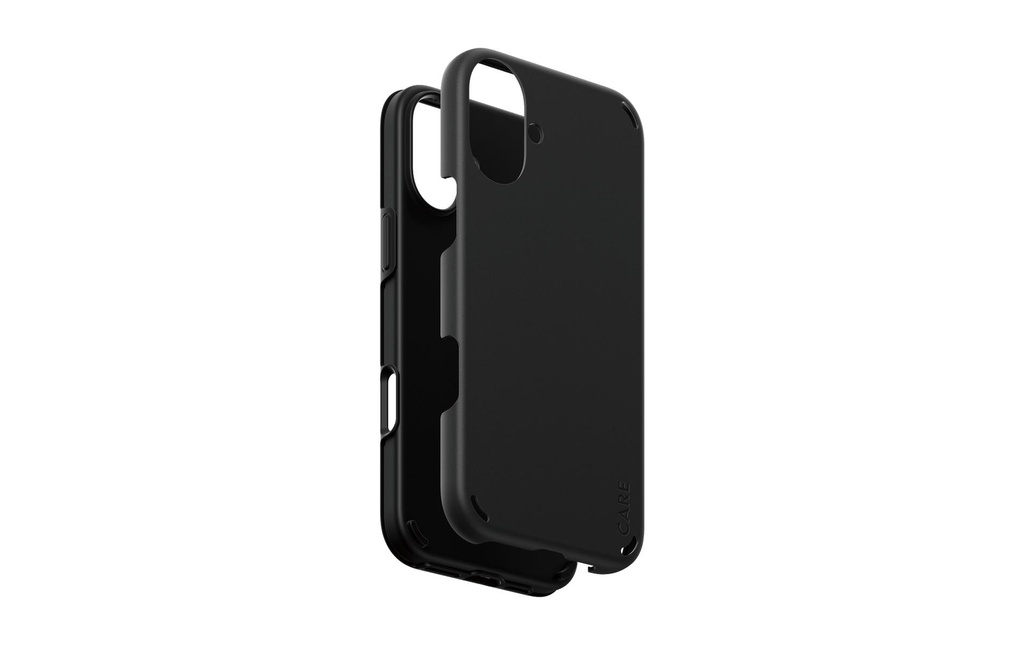 CARE Coque arrière Feature Double Defense iPhone 16 Plus Noir