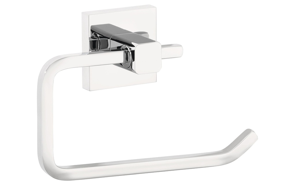 tesa Porte-rouleau pour papier toilette sans couvercle, Deluxxe, Argenté