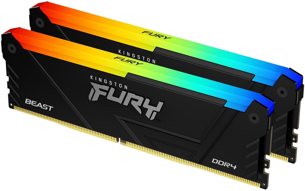 Kingston DDR4-RAM Fury Beast RGB 3600 MHz 2x 32 GB