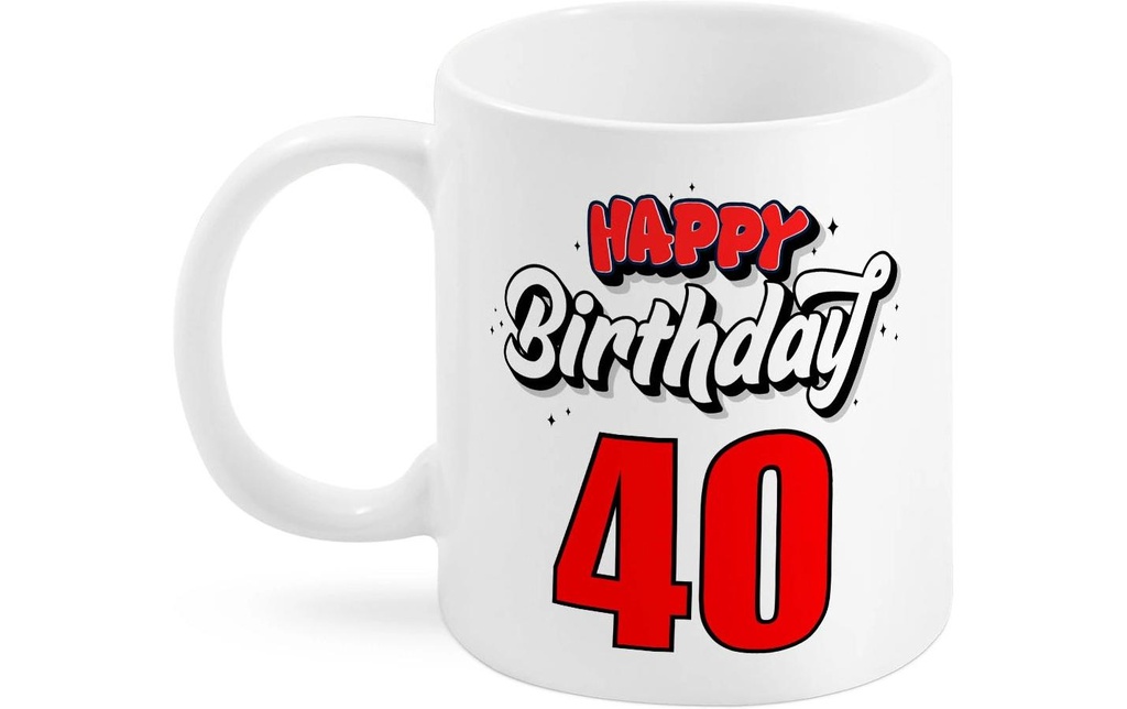 Trendcompany Tasse 40e anniversaire