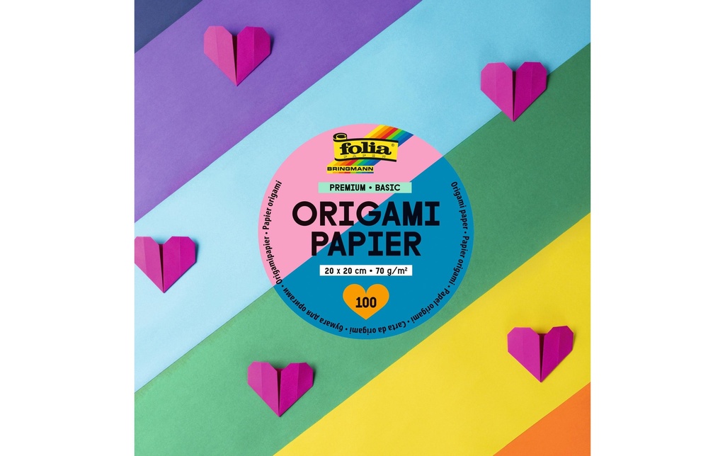 Folia Feuilles origami 20 x 20 cm