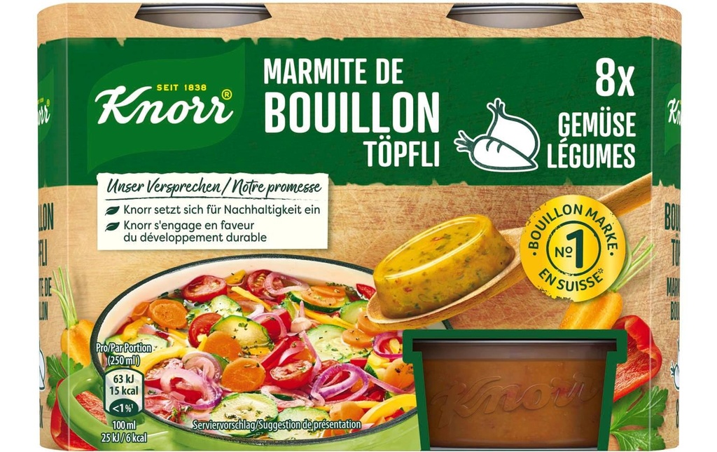 Knorr Bouillon de légumes Pure 224 g