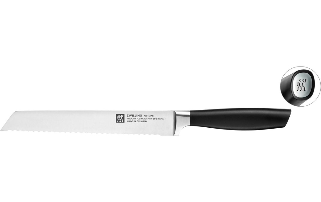 Zwilling Couteau de cuisine All Star 20 cm, chrome-argent