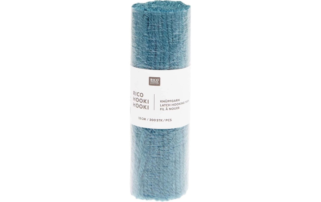 Rico Design Fil à nouer Hooki Turquoise