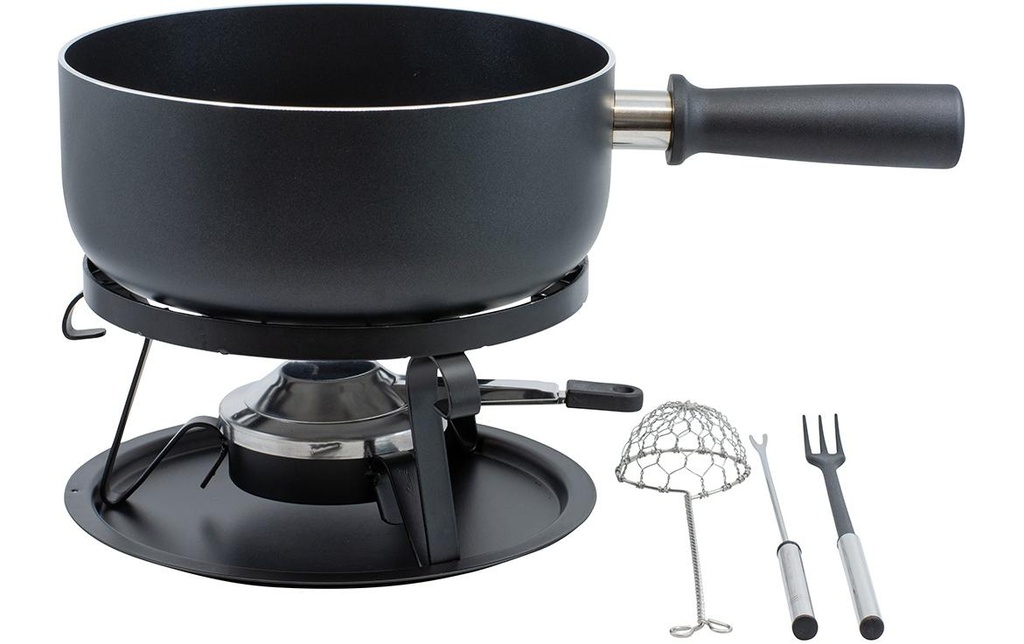 Kadastar Service à fondue au fromage Royal 22 Pièce/s, Noir