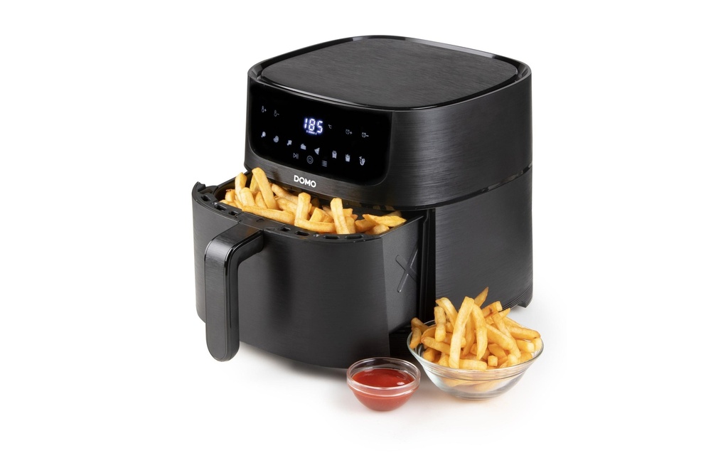 Domo Friteuse à air chaud DO539FR 6 l, Noir