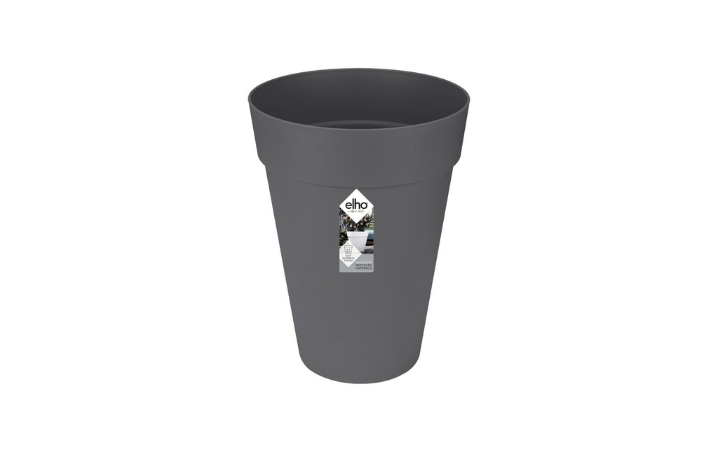 Elho Pot à fleur Loft Urban Rond Haut 42 cm Noir