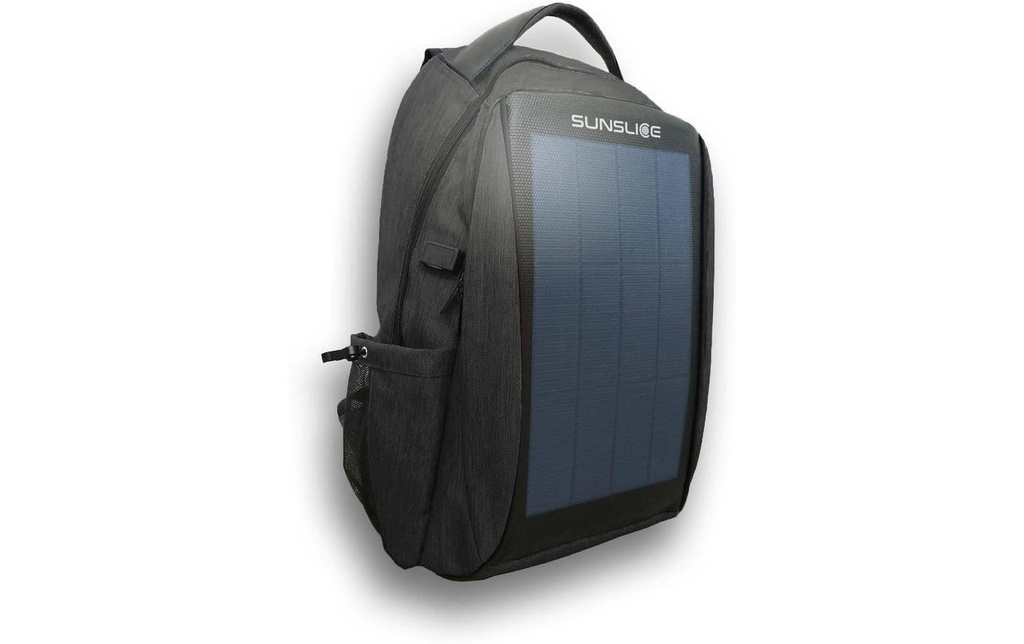 SunSlice Zenith – Solar Backpack – Noir 8 W
