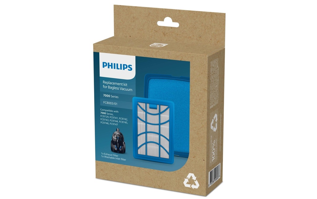 Philips Kit de filtres de rechange FC8003/01