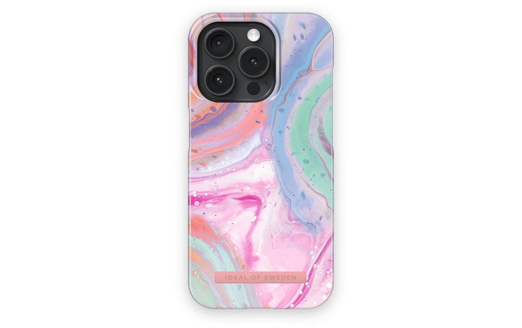 Ideal of Sweden Coque arrière Pastel Marble  iPhone 15 Pro