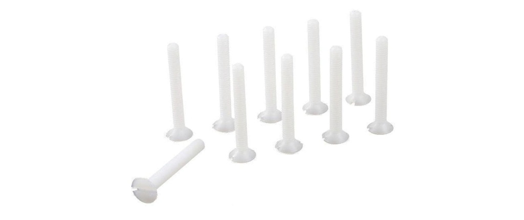 OEM Vis à tête fraisée M3x30 mm nylon