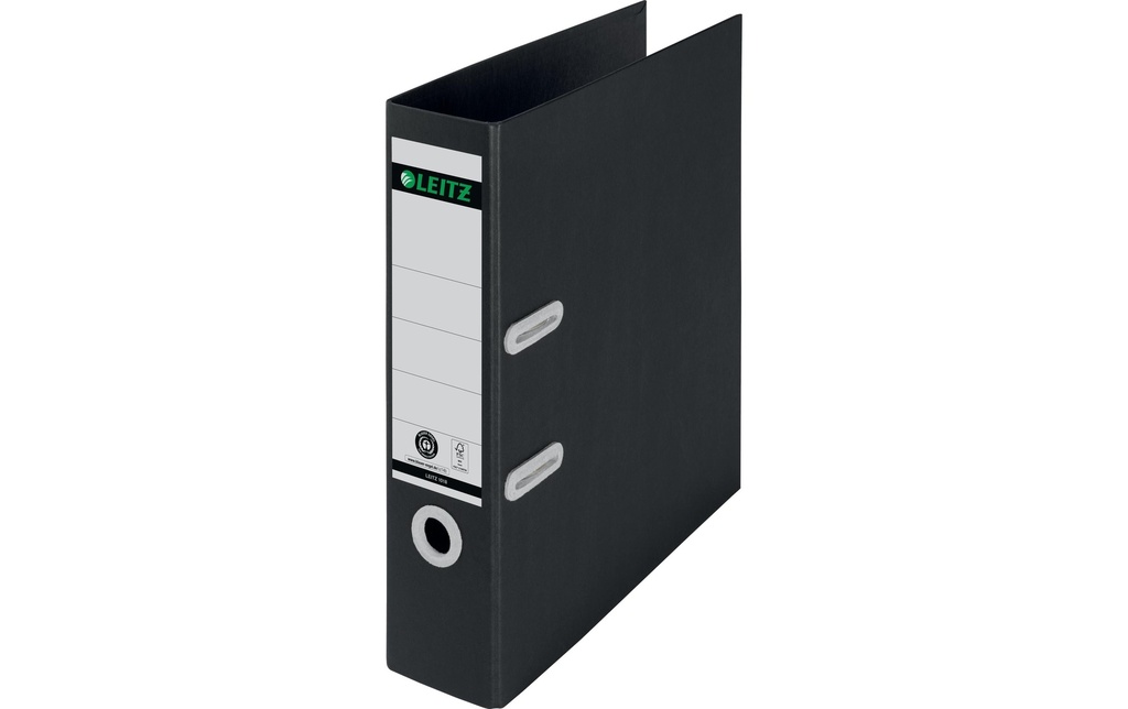 LEITZ Classeur 180° Recycle 8cm noir