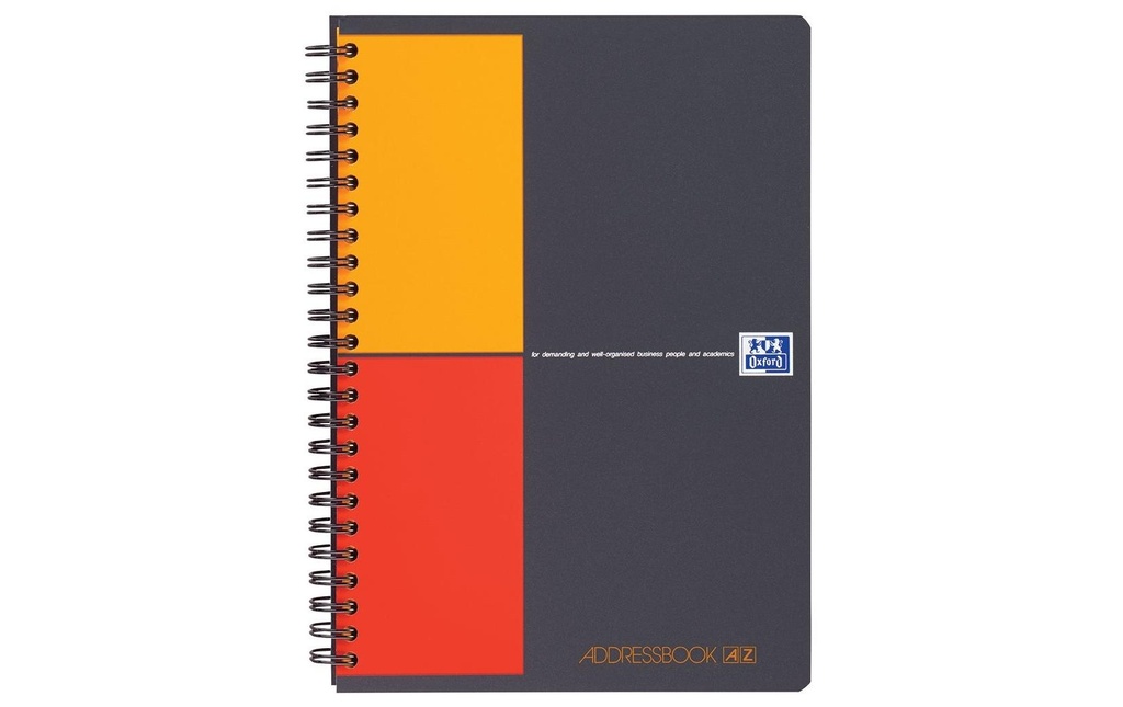 OXFORD Carnets d'adress. A5 lig. gris (72 pces)