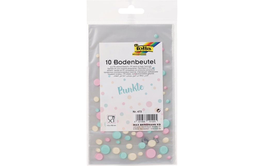 FOLIA Sachet cello 115x190mm points (10 pces)