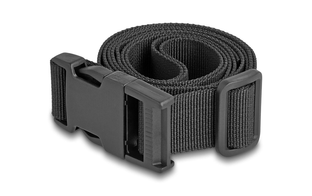 Delock Sangle de valise réglable, Noir, 1.5 m, 2 pièces