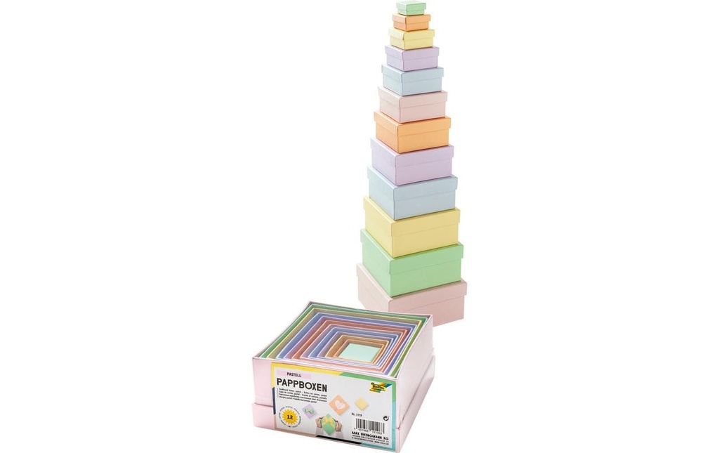 FOLIA Ruban cadeau pastel 12pces ang (12 pces)
