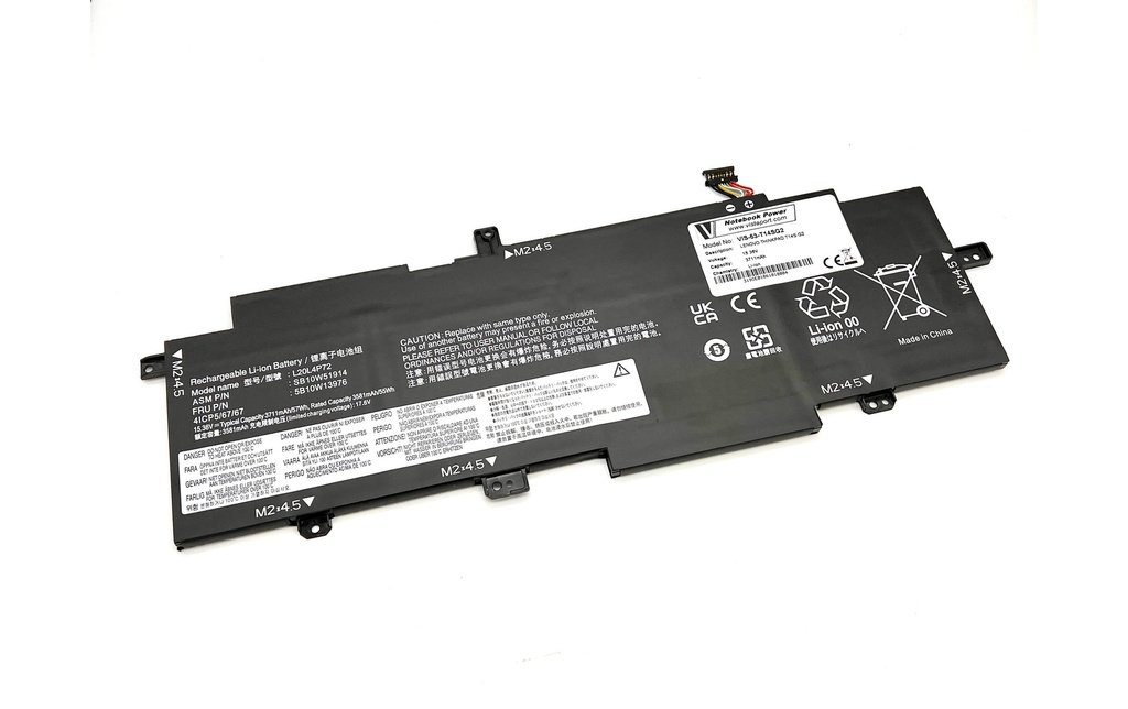 Vistaport Batterie pour Lenovo ThinkPad T14s Gen 2