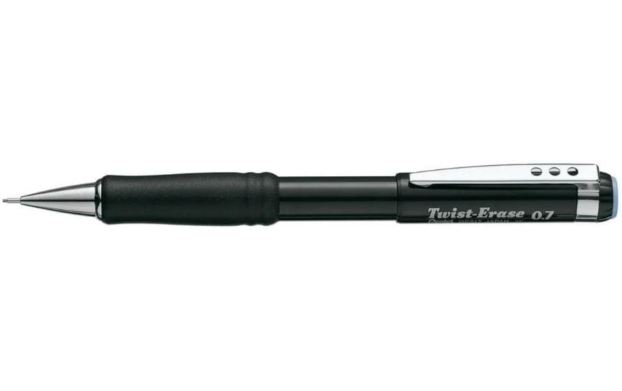 pentel Porte-mines Twist Erase 0.7 mm, Noir